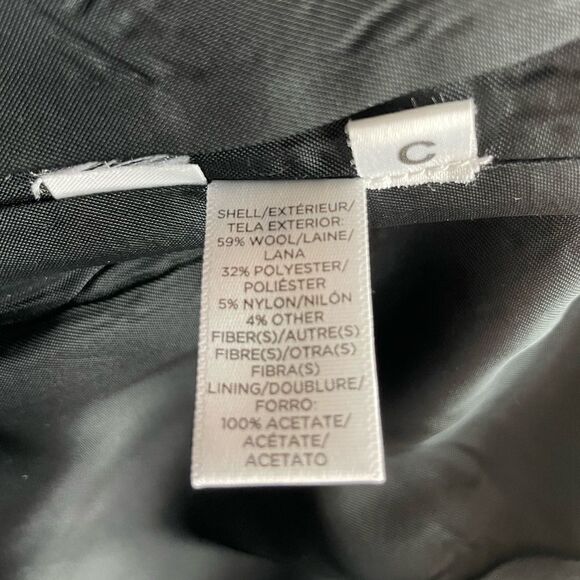 Loft Gray Wool Blend Midi Skirt Size 10 Petite EUC - Picture 8 of 8